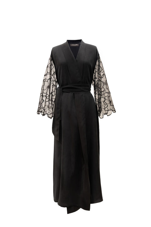 luxury kimono dressing gown Luxury Cotton Kimono Robe for Women
